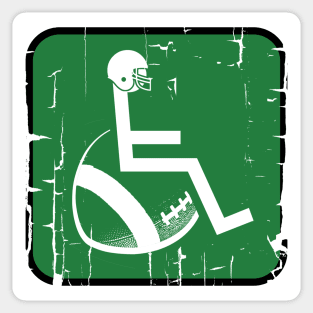 Handi-Capable Football Logo Sticker